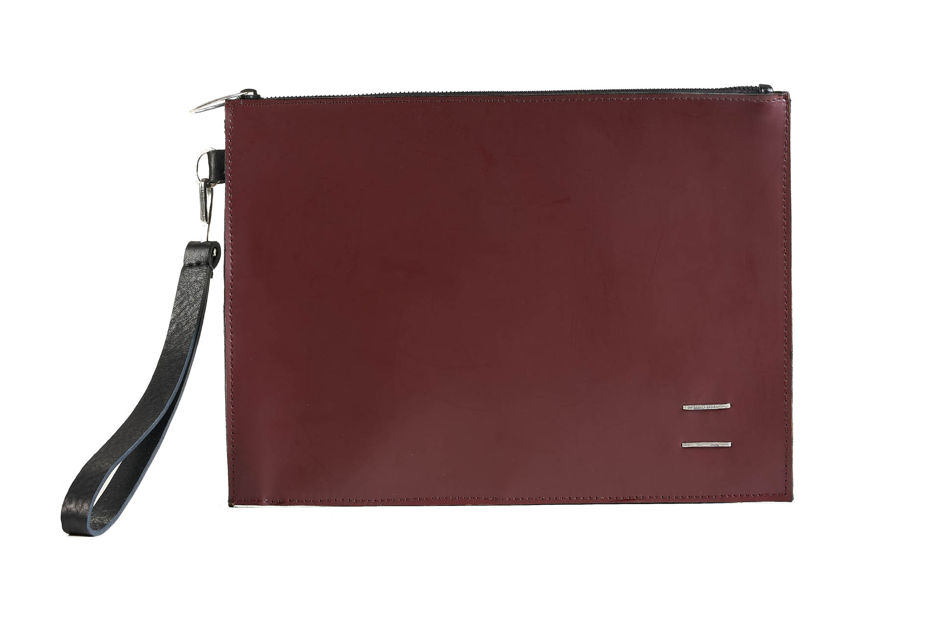 daniele basta leather and silver bags - FRONT